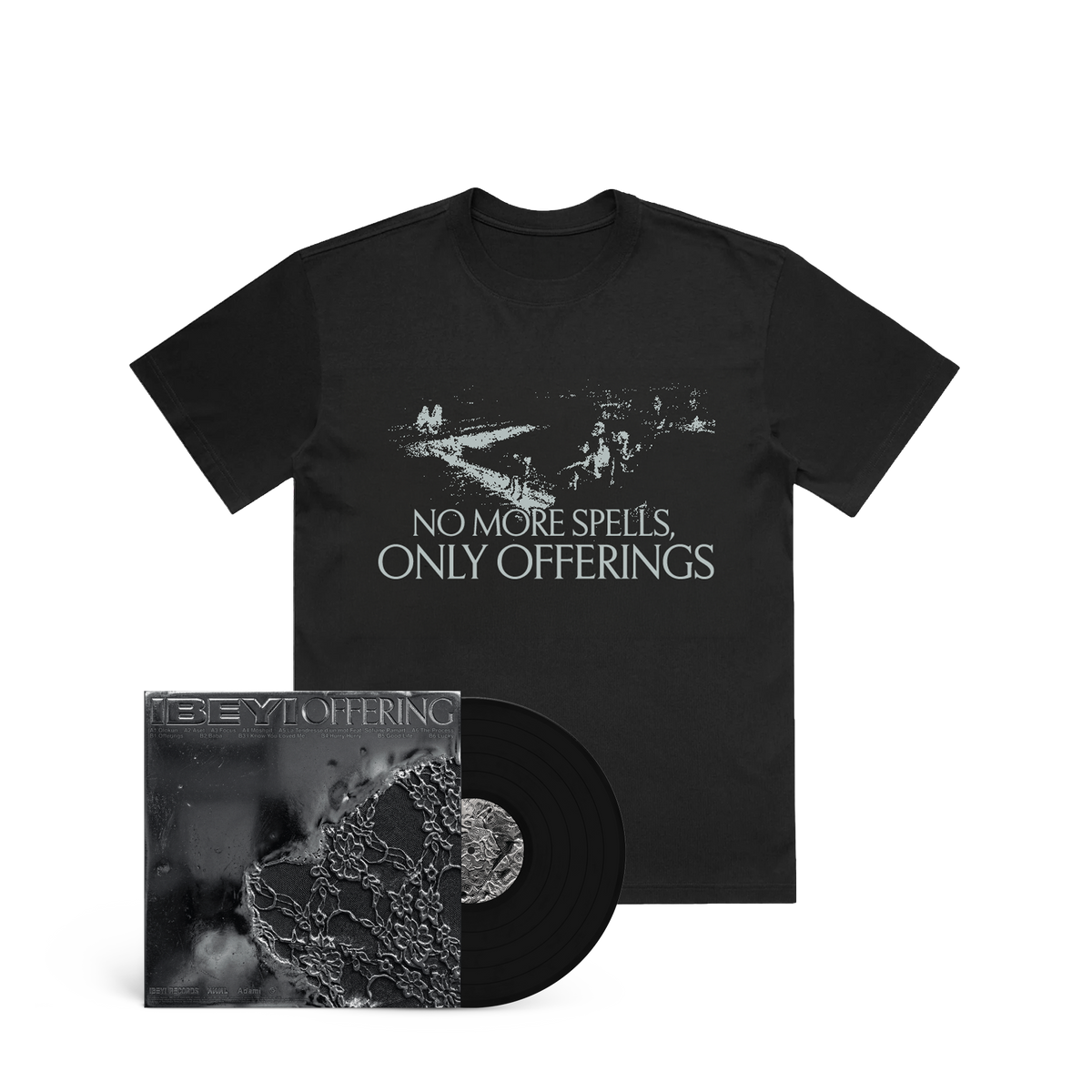 OFFERING | SIGNED VINYL + "No more spells, only offerings" T-shirt